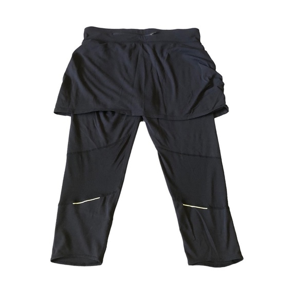 Athleta Contender2 2 in 1 Leggings w/ Skirt Overlay Capri Workout Pants - Picture 9 of 12